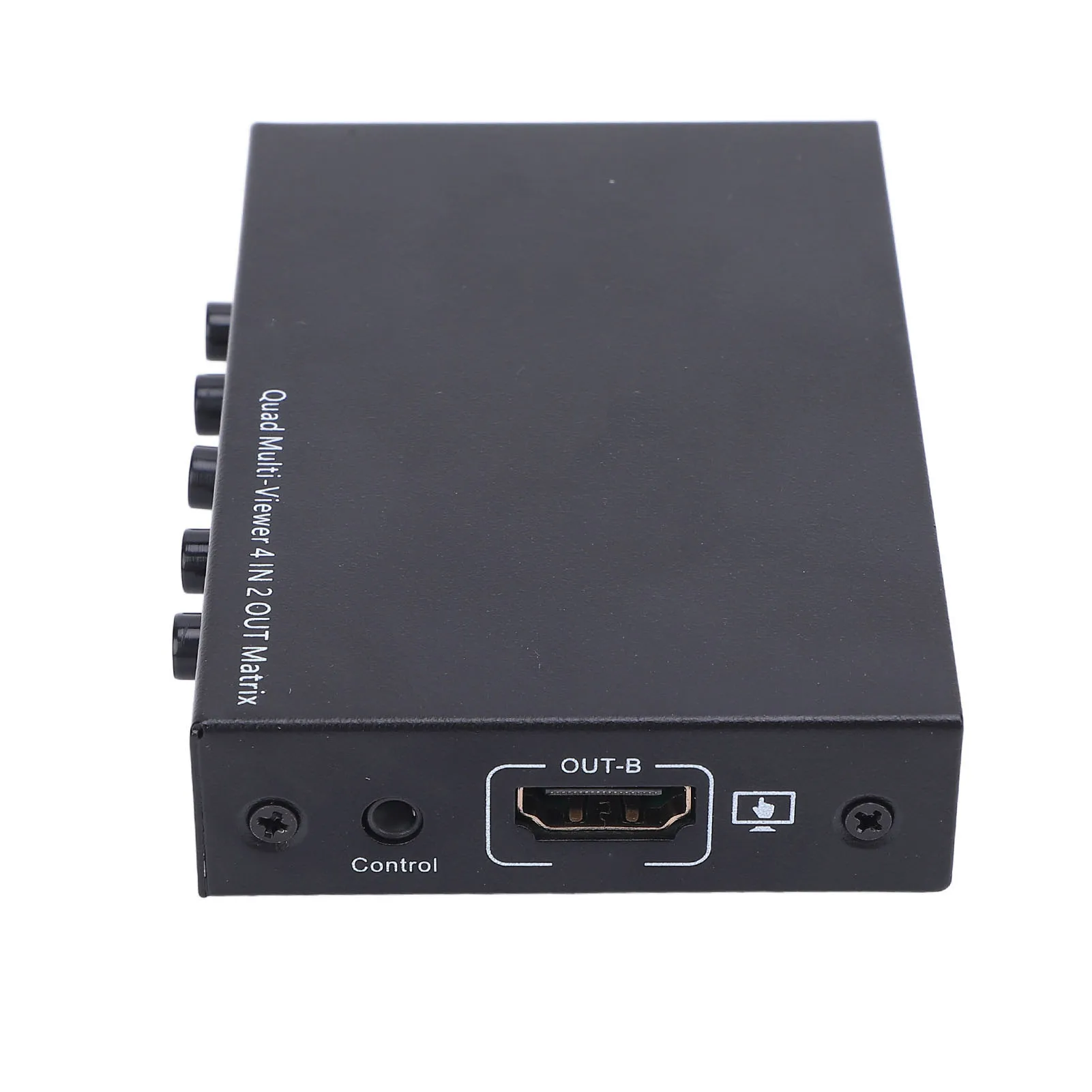 4K Multiviewer Switch 4x2 HD Multimedia Interface 4 in 2 Out 6 Display Modes Multi Viewer Seamless Switcher with Remote Control