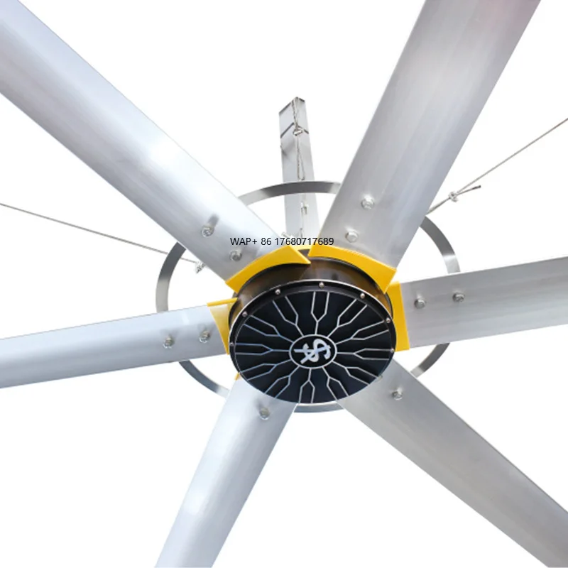 

12-футовый потолочный вентилятор Hvls с большой задницей, большой размер, заводской потолочный вентилятор Hvls