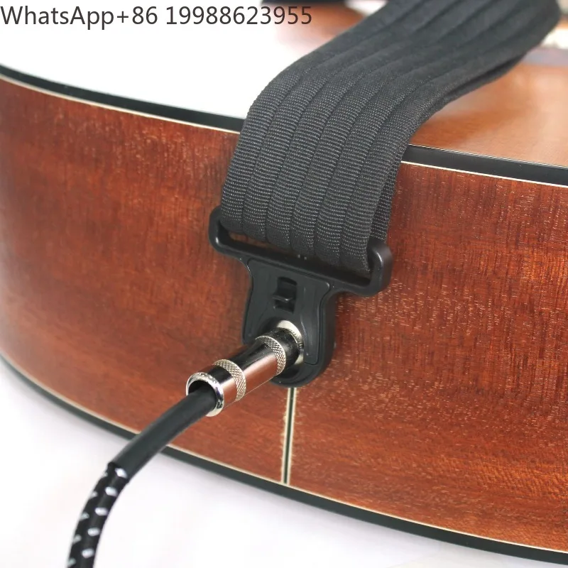 Quick Buckle Acoustic Guitar Acoustic Guitar Electric Case Tail Nails Strap Anti-Unlocking Oblique Strap