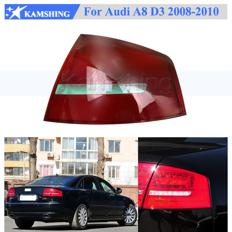 

Kamshing Outer Rear Taillight Cover Shell For Audi A8 D3 2008-2010 Tail Lamp Light Cover Shell Taillight Lens Cover Lampshade