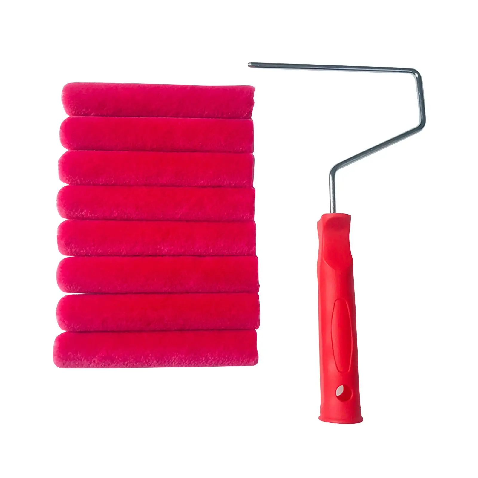 Paint Roller Kit para Projetos de Melhoria Home, Pincéis Pintura Interior, Primers Esmaltes, Indoor e Outdoor