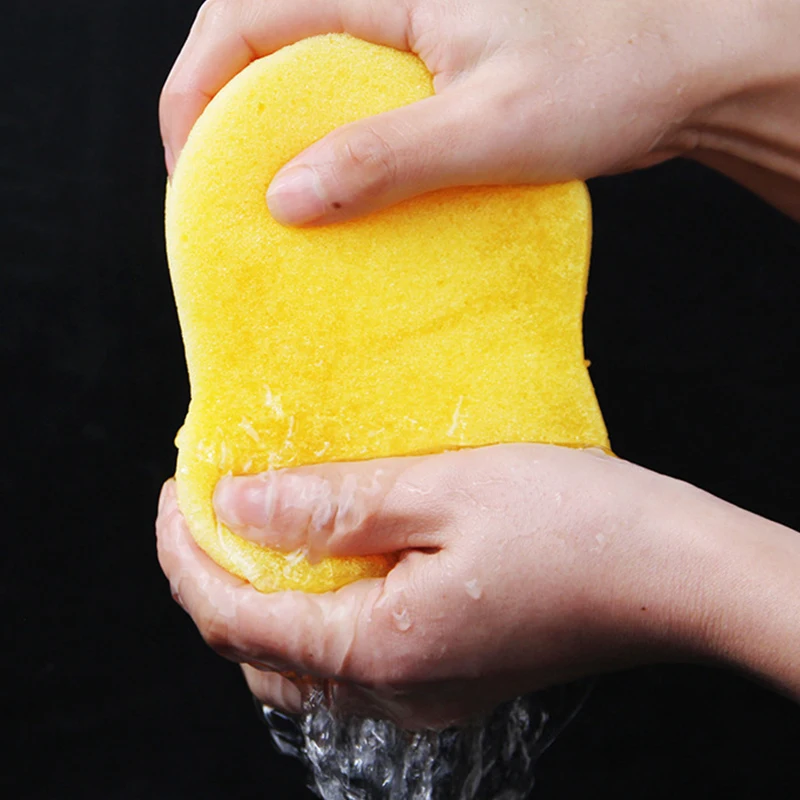 Car Washing Sponges Large Honeycomb 8-shaped High-density Sponges Block Car Cleaning Waxing Tools Cleaning Accessories 1/2/4pcs