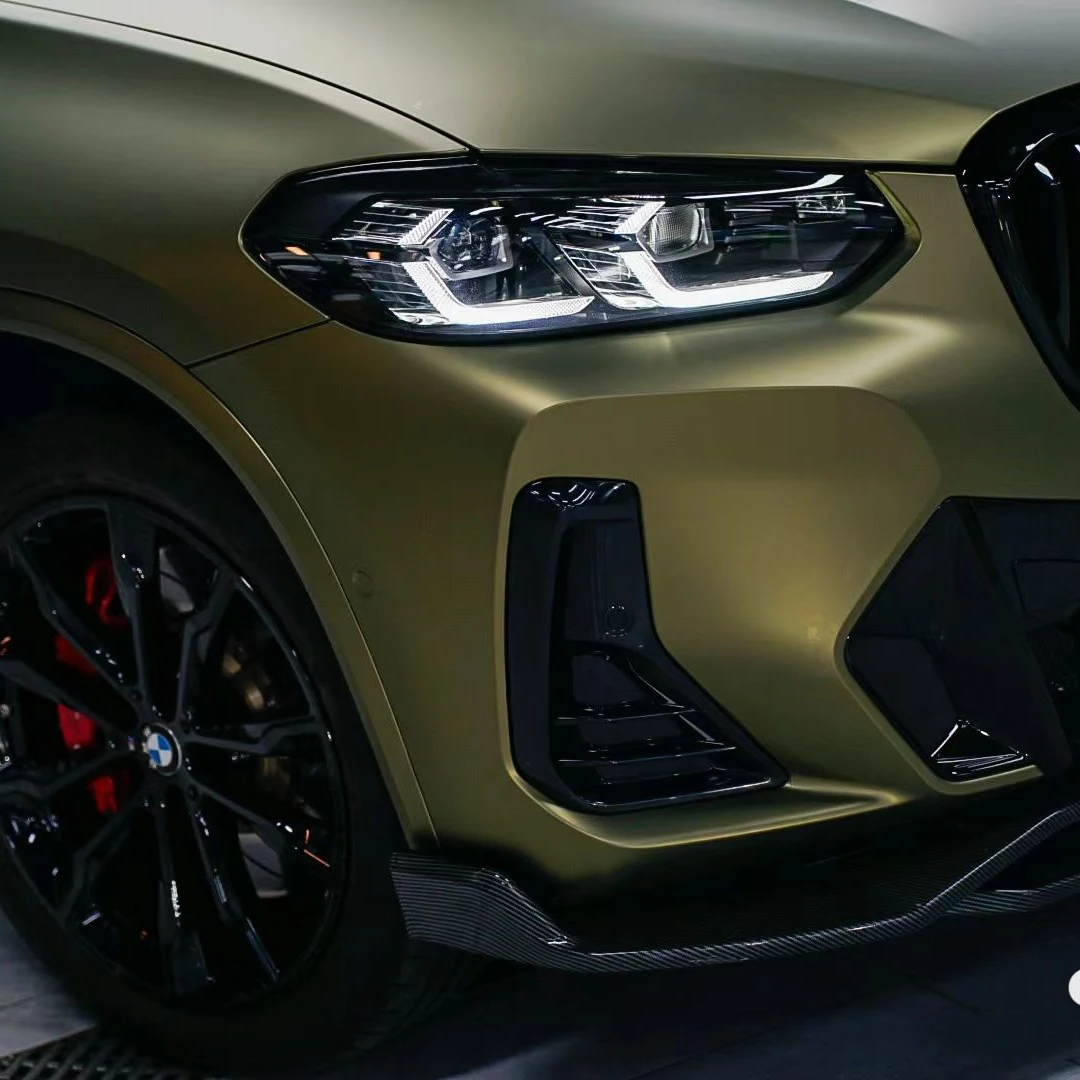 Matte PET Liner Motorcycle Paint Protection Film Lightning Green Car Wrapping for Vehicle Body Protection
