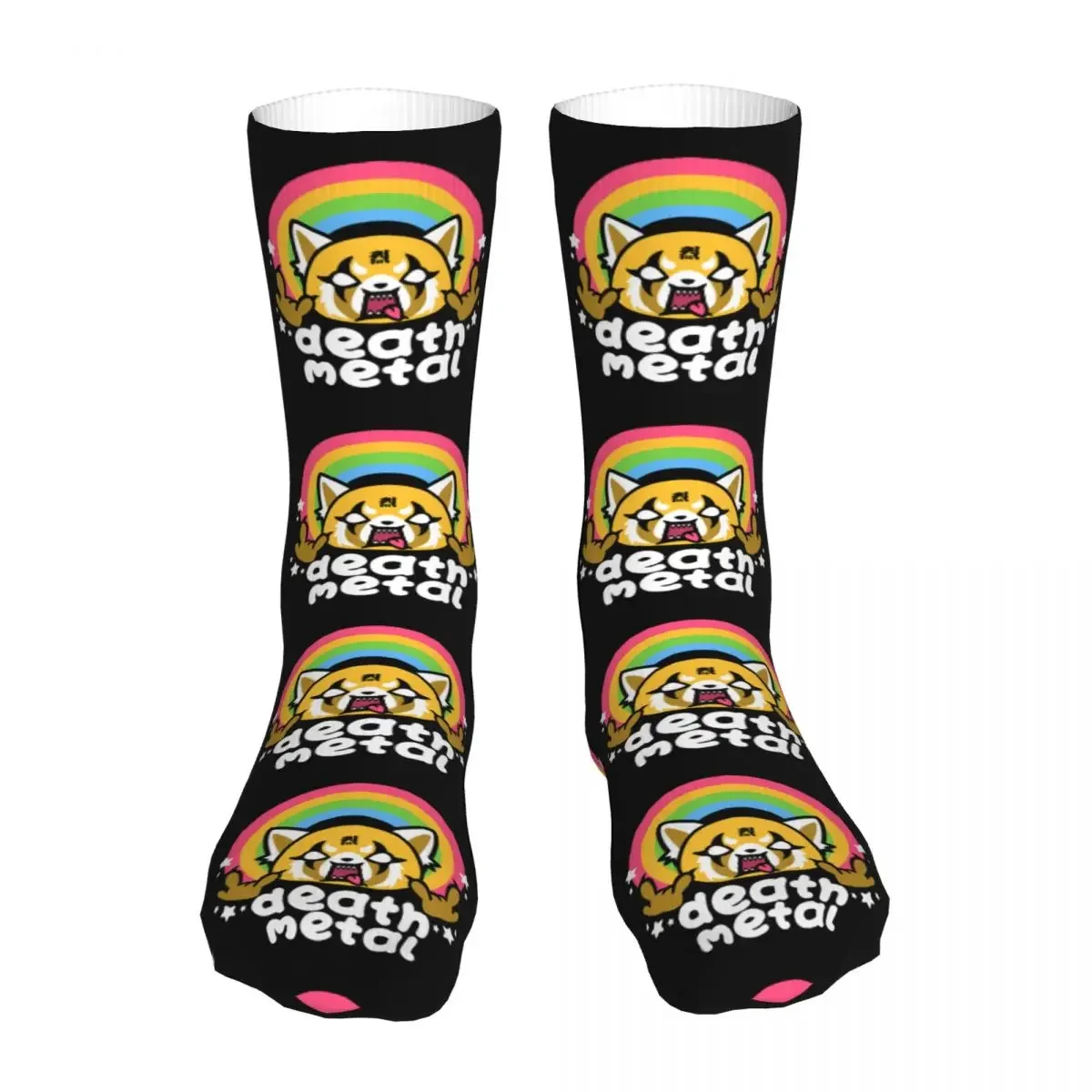 Death  - Aggretsuko Aggressive Retsuko Socks Men Women Fashion Socks High Quality Spring Summer Autumn Winter Socks Gift