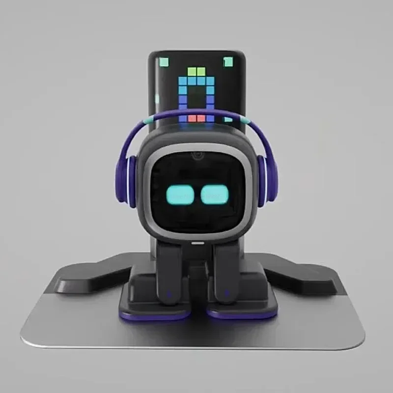 Emo Intelligent  Robot Pet Toys Emo Accompanying Voice Machine Ai Puzzle Electronic Action Desktop Electronic Pet Children Gifts