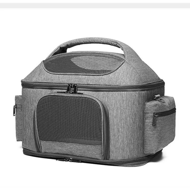 Factory Direct Supply Cat Handbag, Foldable Pet Travel Bag with Breathable & Single Shoulder Feature