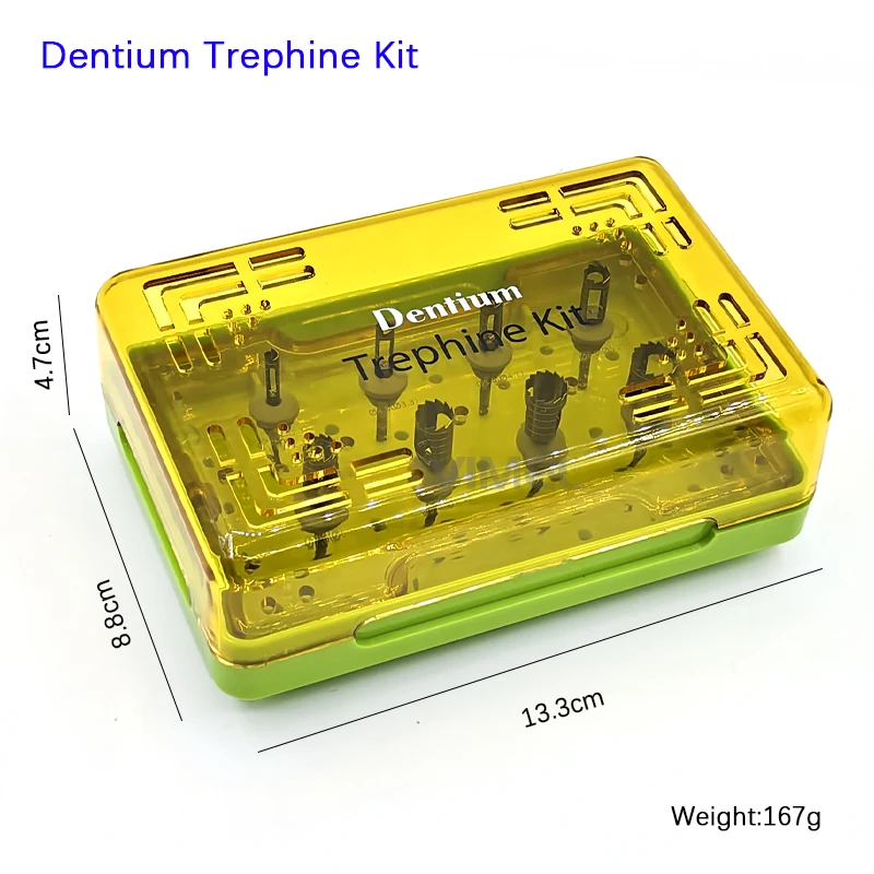 Kit de trépan dentaire Dentium XIT, ensemble d'outils d'implant