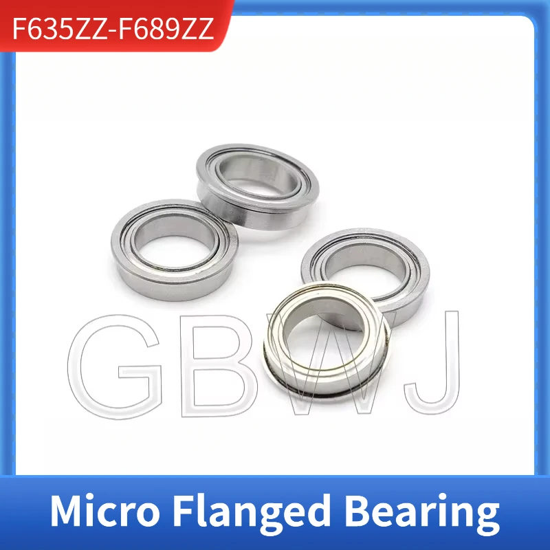 F635zz-F689zz Micro Flanged Bearing Deep Groove Ball Bearing For Printer Drone,Precision Miniature Bearing,High Speed Bearing
