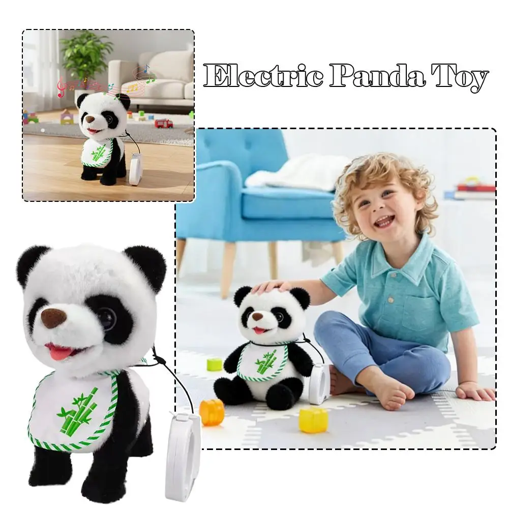 

Interactive Recording And Speaking Electric Toys Walkable Electric Cute Panda Toy For Children's Creative Panda Electric Toy