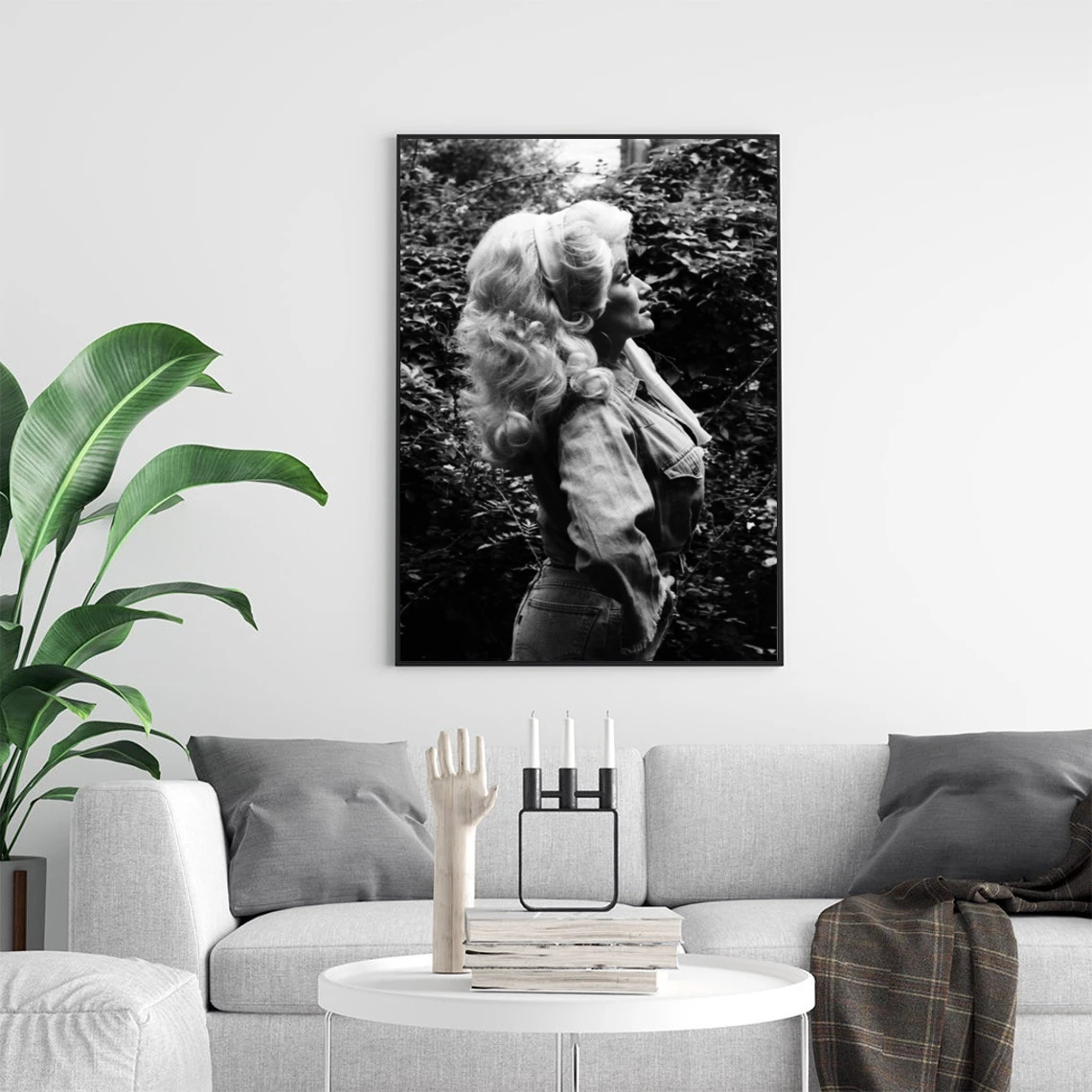 Dolly Parton side profile Photo Print Canvas Poster Wall Painting Home Decor