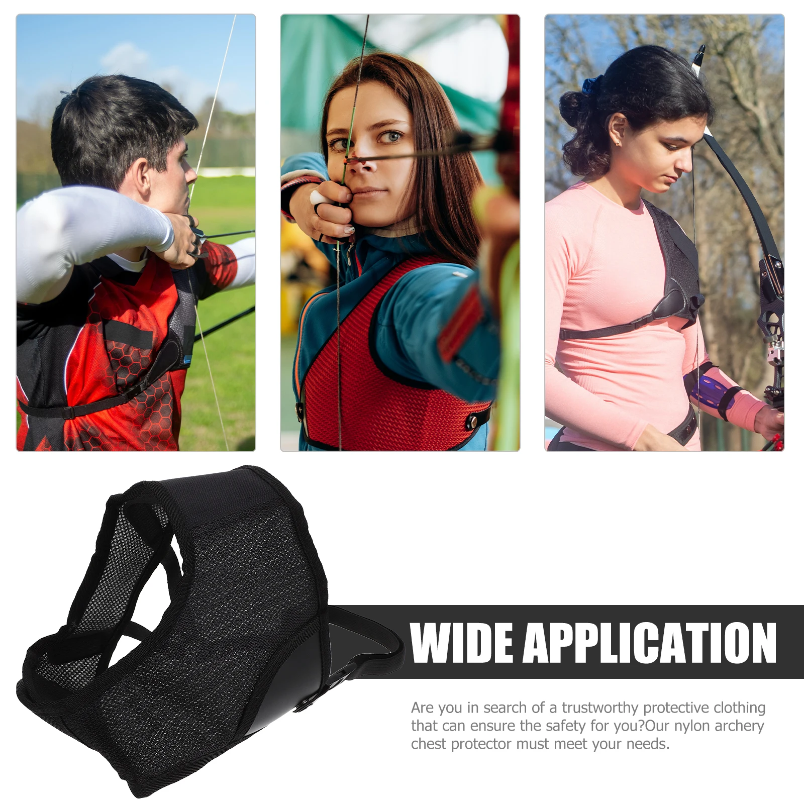 

Protective Bra Archery Hunting Clothing Protection Nylon Chest Protector Accessory