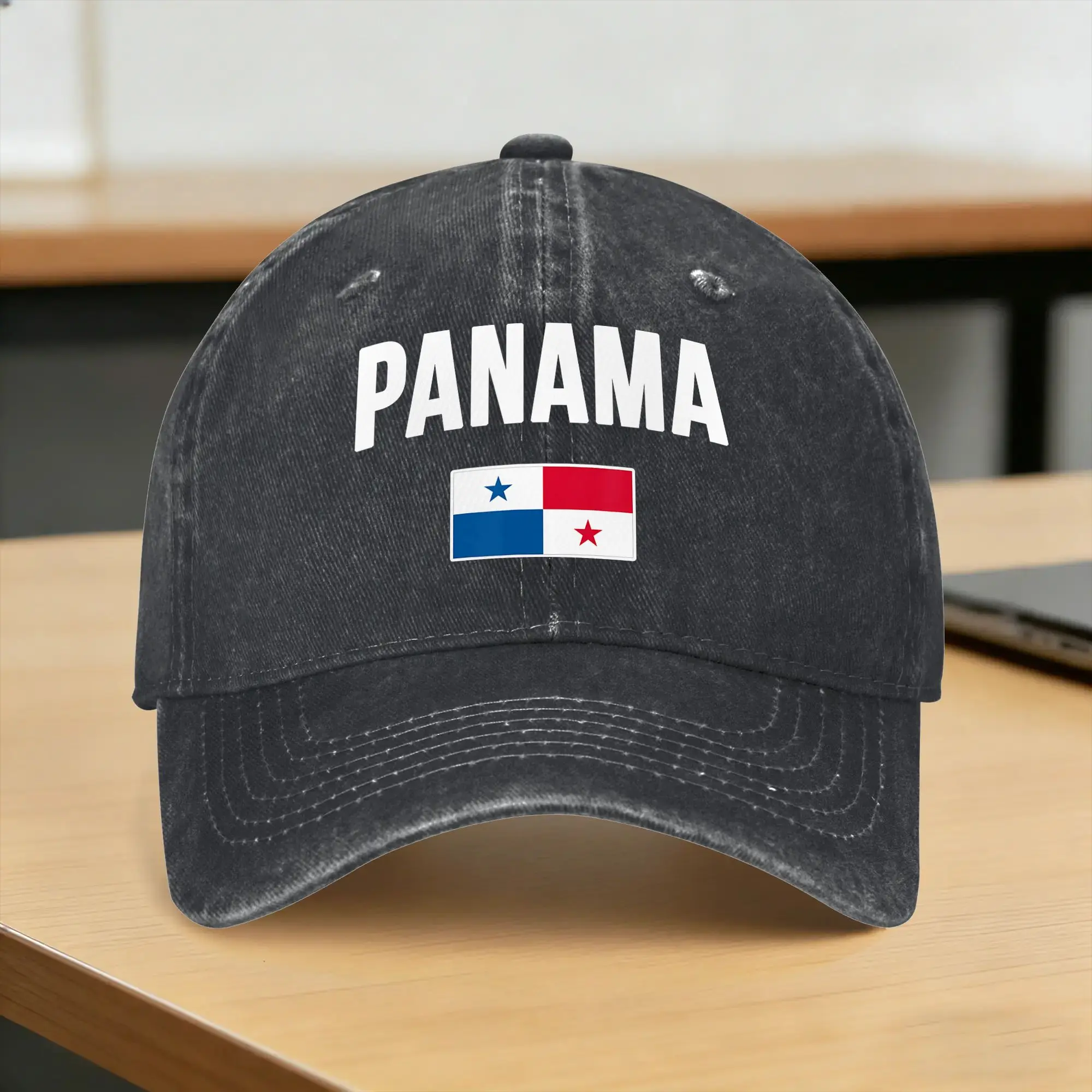 Panama Panamanian Flag Bandera panamena Washed Baseball Cap  Trendy Sun Trucker Hat Summer Couple Women Skate Baseball Caps