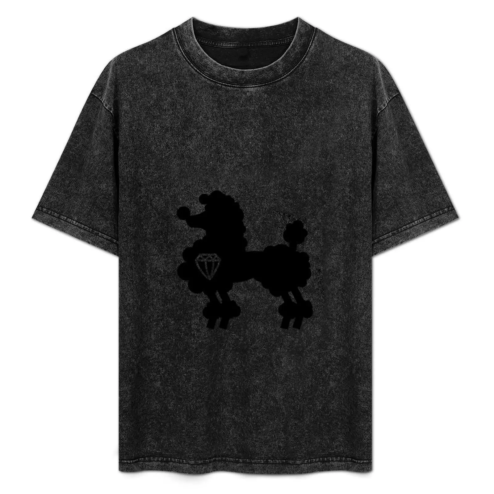 

poddle puppy diamond dog love T-Shirt blue lock graphic shirts vintage graphic tee luxury t-shirt funny t shirts for men