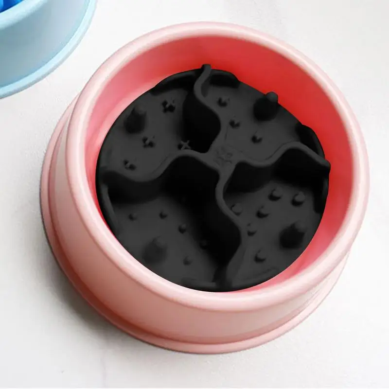 Dogs Slow Feeding Mat Slow Food Pad With Suction Cup Dog Crate Lick Pads Slow Feeder Lick Pad Crate Training Toy for Medium Dog