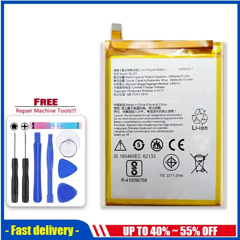 

Bateria 3900 мАч аккумуляторы для мобильных телефонов BL291 для Lenovo A5 L18011 L18021 перезаряжаемая портативная батарея