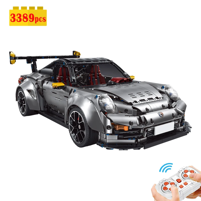 IN STOCK City Technical Remote Control Sports Car Building Blocks Model MOC Vehicle Bricks Toys for Children Christmas Gift Set