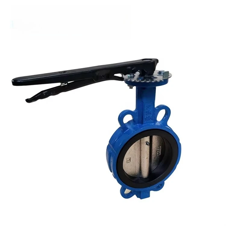 Valvola a farfalla rivestita in gomma di ferro tattile con doppio disco flangiato DN150