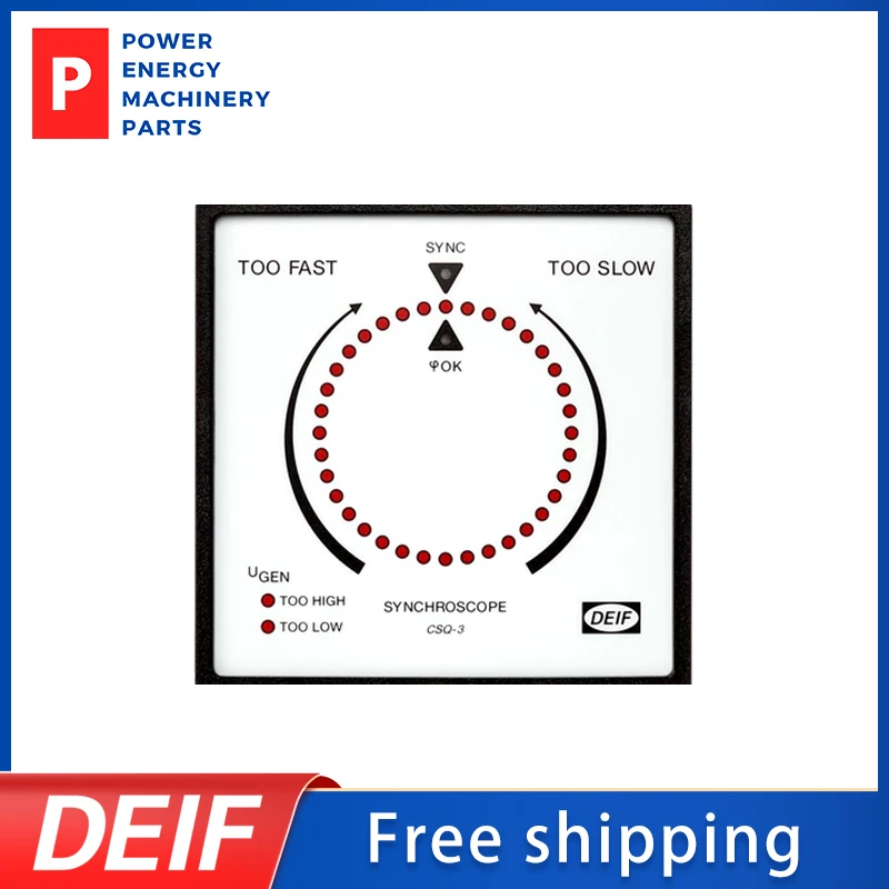 

Original Deif Multi-function synchroscope meter CSQ-3 land