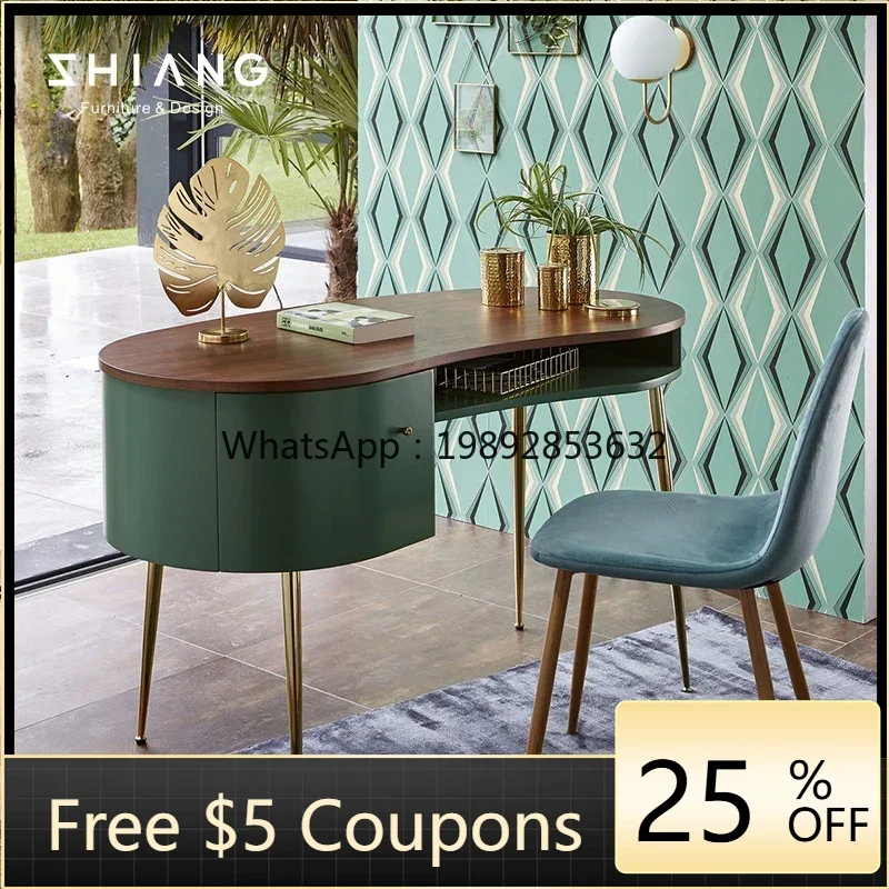 

AA Dressing Table Computer Desk Nordic Modern Minimalist Bedroom Small Apartment Paint Desk