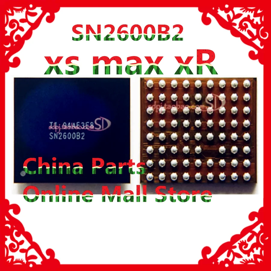 

For iPhone 11 12 Series 8G 8P X XS XSMAX XR SN2501 SN2600B1 SN2600B2 SN2611A0 TIGRIS T1 Charging IC Chipset