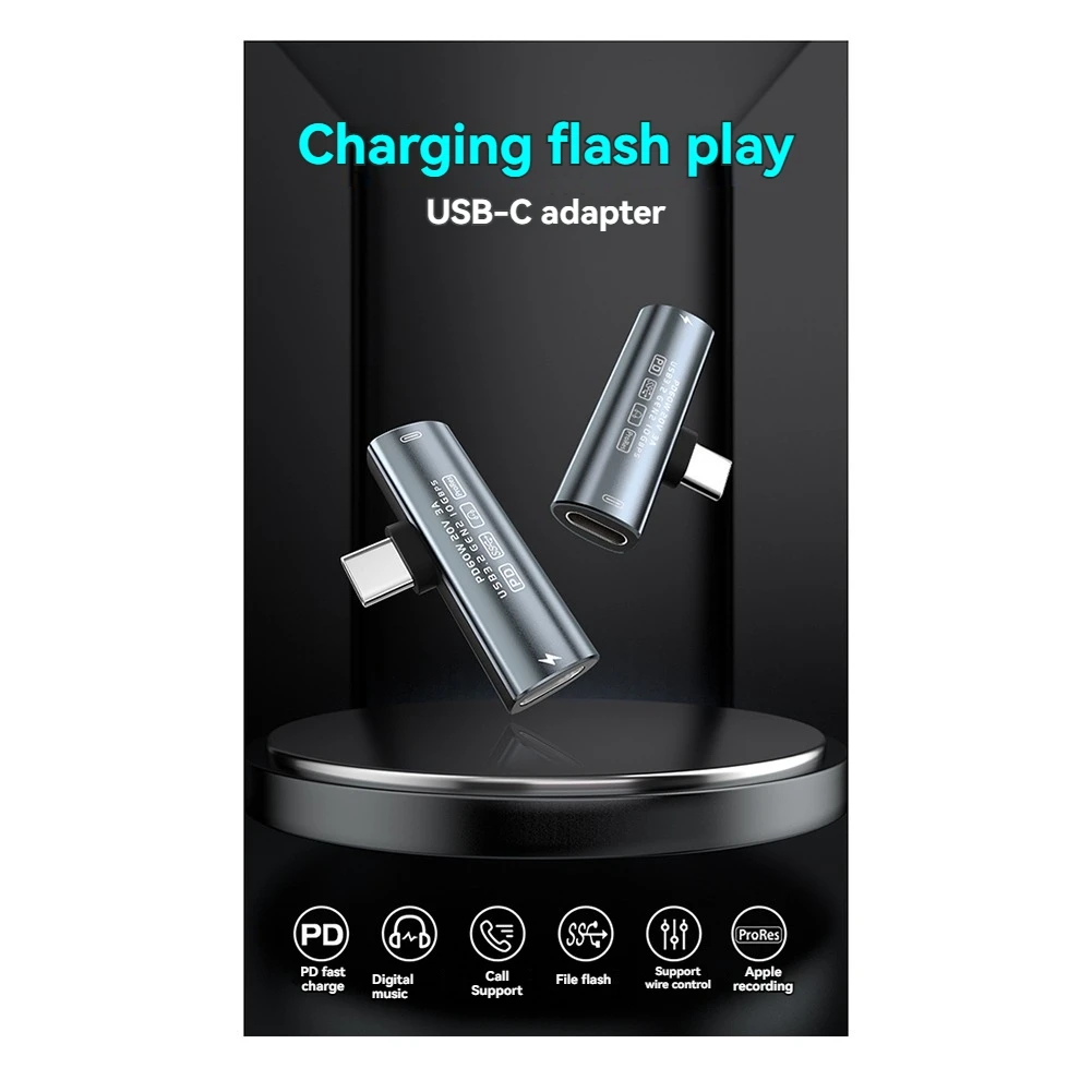 Excellent! 2 in 1 USB-C Splitter Cable, Type C to Dual Type-C PD60W Fast Charge & 10Gbps Data Transfe