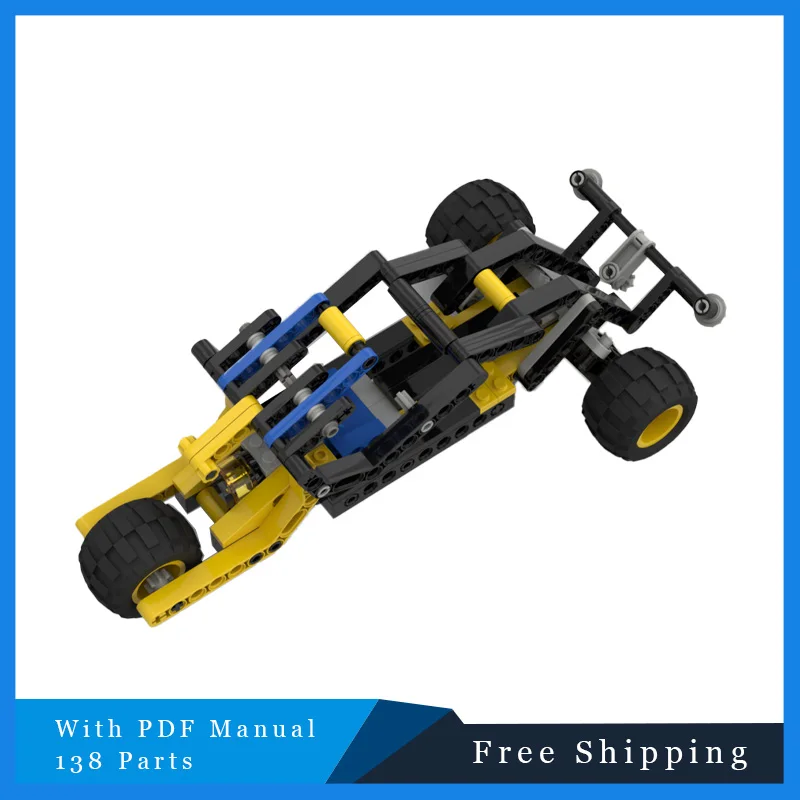 138 PTS désert vitesse course technique modulaire MOC bloc de construction créatif modèle enfants bricolage assemblage Puzzle cadeaux de noël