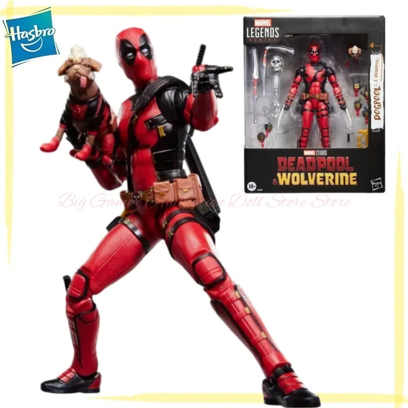 

Genuine Hasbro Marvel Legends Deadpool with Dogpool 6 Inch Deluxe Action Figure Model Gifts