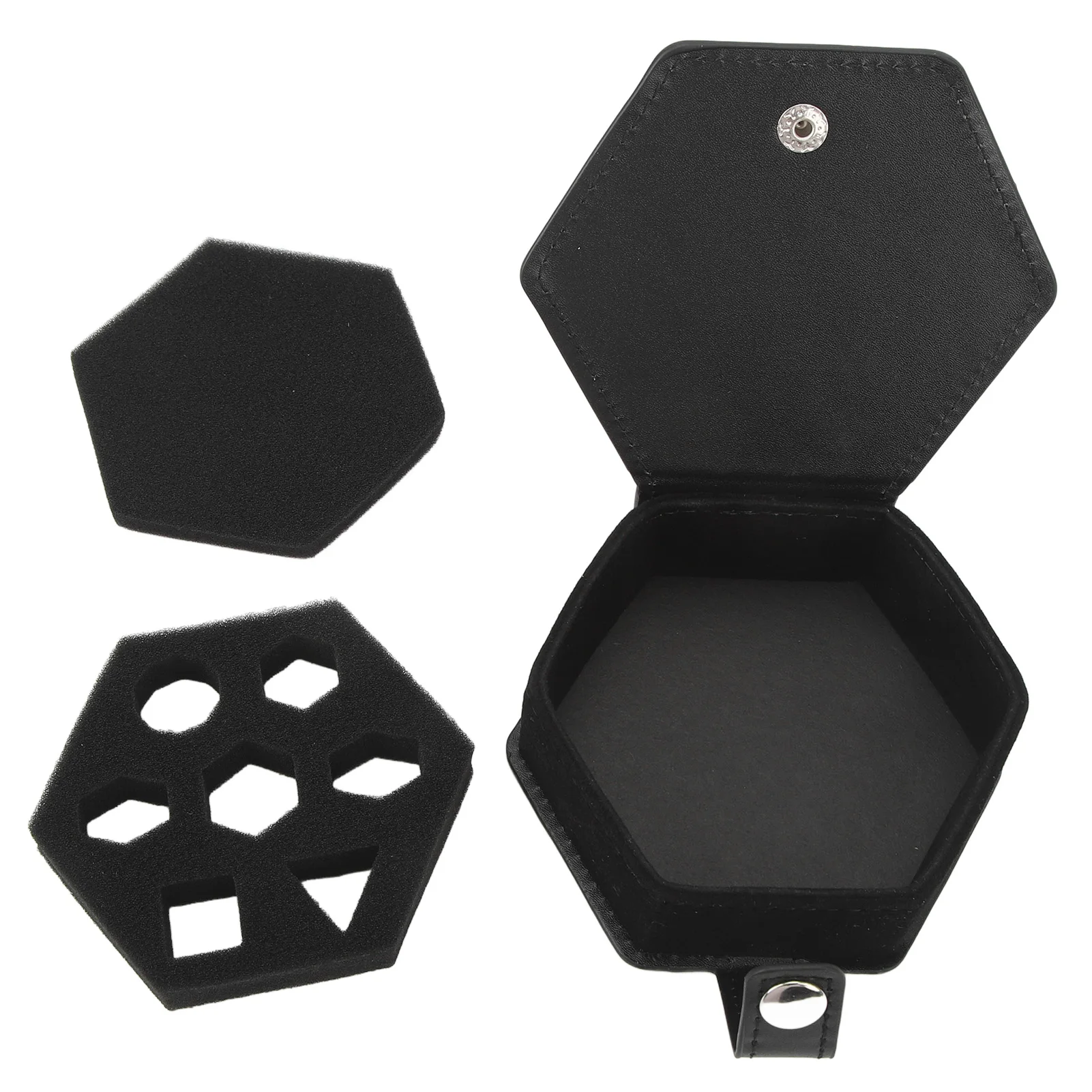 Dice Box Dice Case Streamlined Prevent Damage Keep Organized Multifunctional PU Leather with Soft Sponge  for Play Area