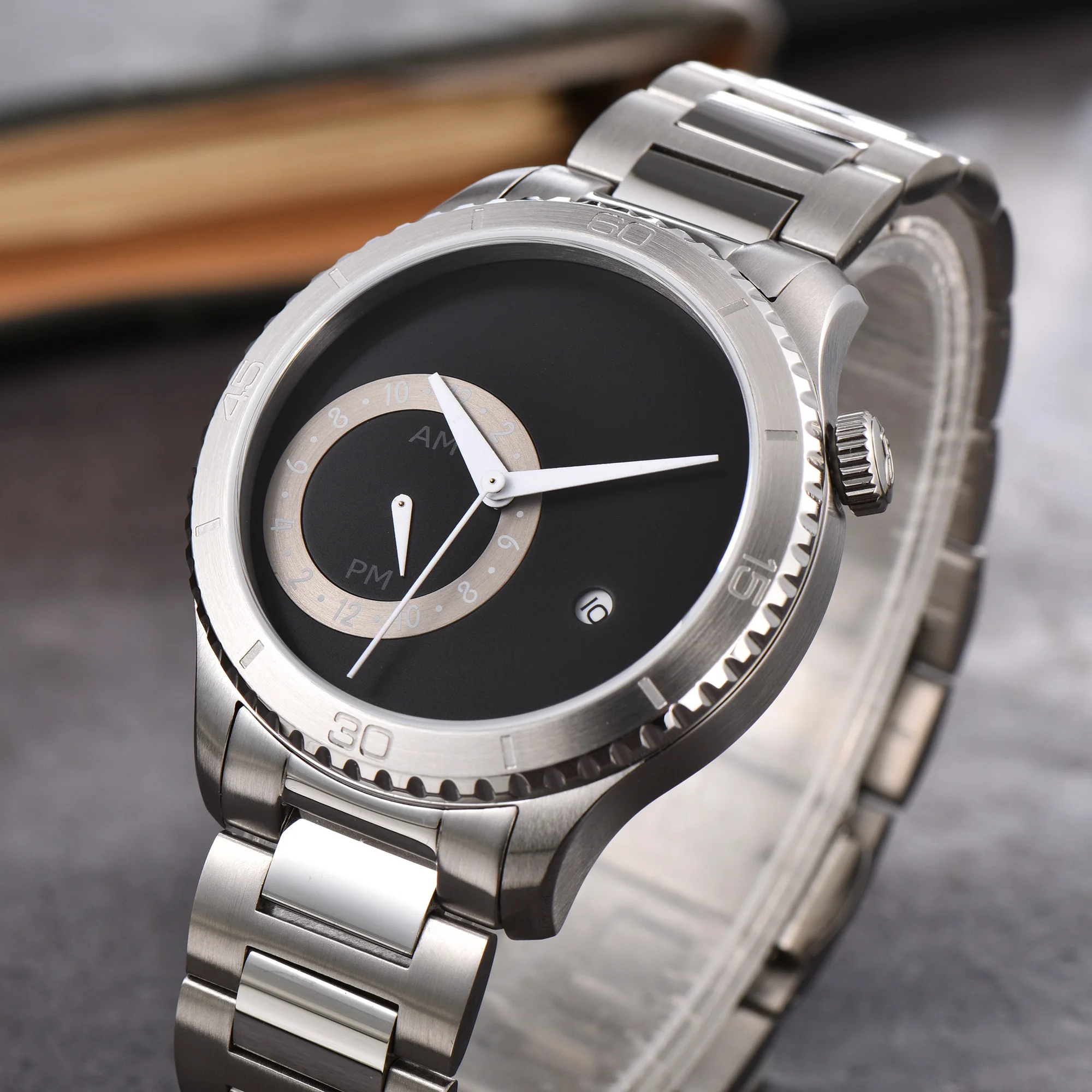 Повседневные механические мужские часы Parnis с серебряным корпусом 41 мм с сапфировым стеклом Miyota 8215, автоматические мужские водонепроницаемые часы reloj hombre