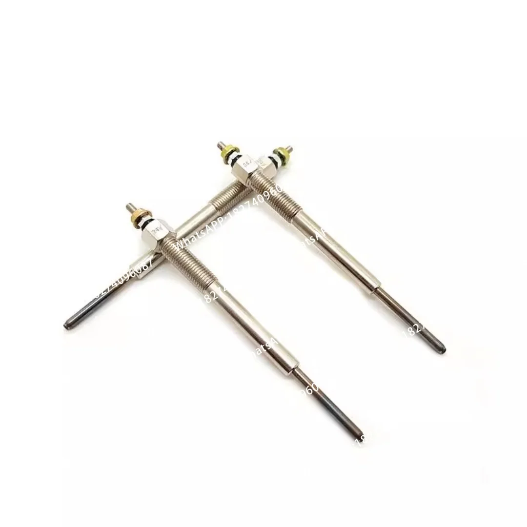 Suitable 200, 210, 240, 330, 350, and 360-3 excavators with 4HK1/6HK1 engines. Preheating plug electric heating rod