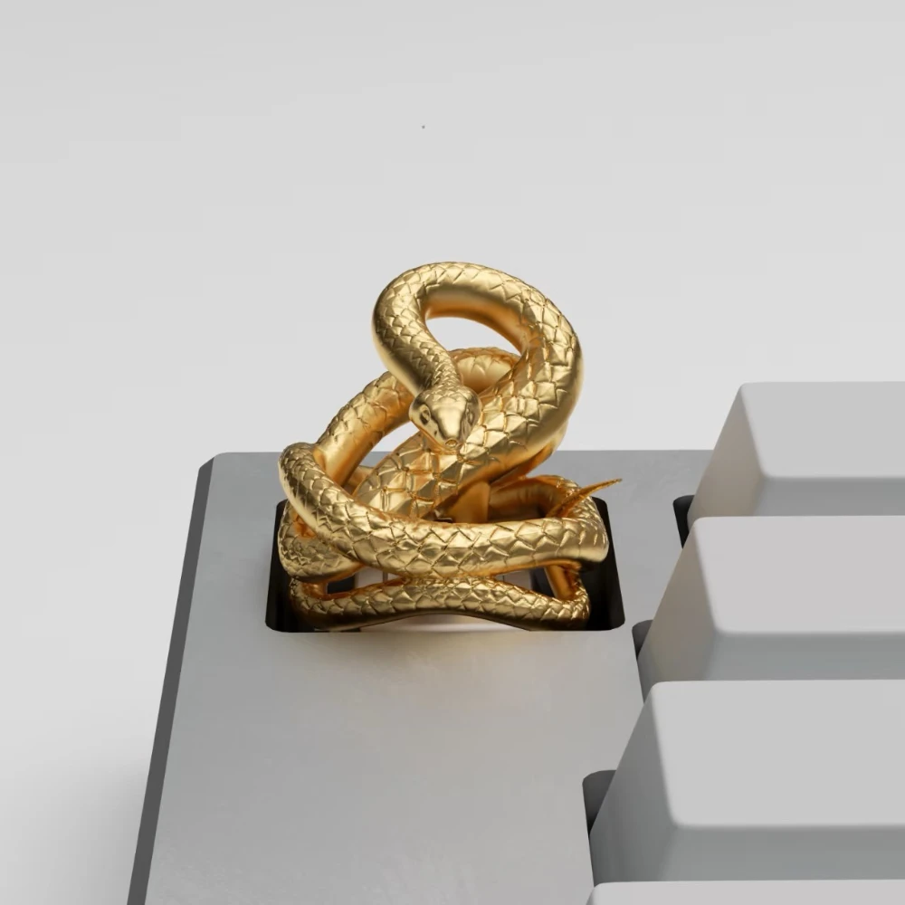 

Колпачки для клавиш Snake ESC 1U Enter 2,25U Silver GBlack Artisan Keycap Механическая клавиатура Skeleton Facehugger Смола Point Колпачок для клавиатуры