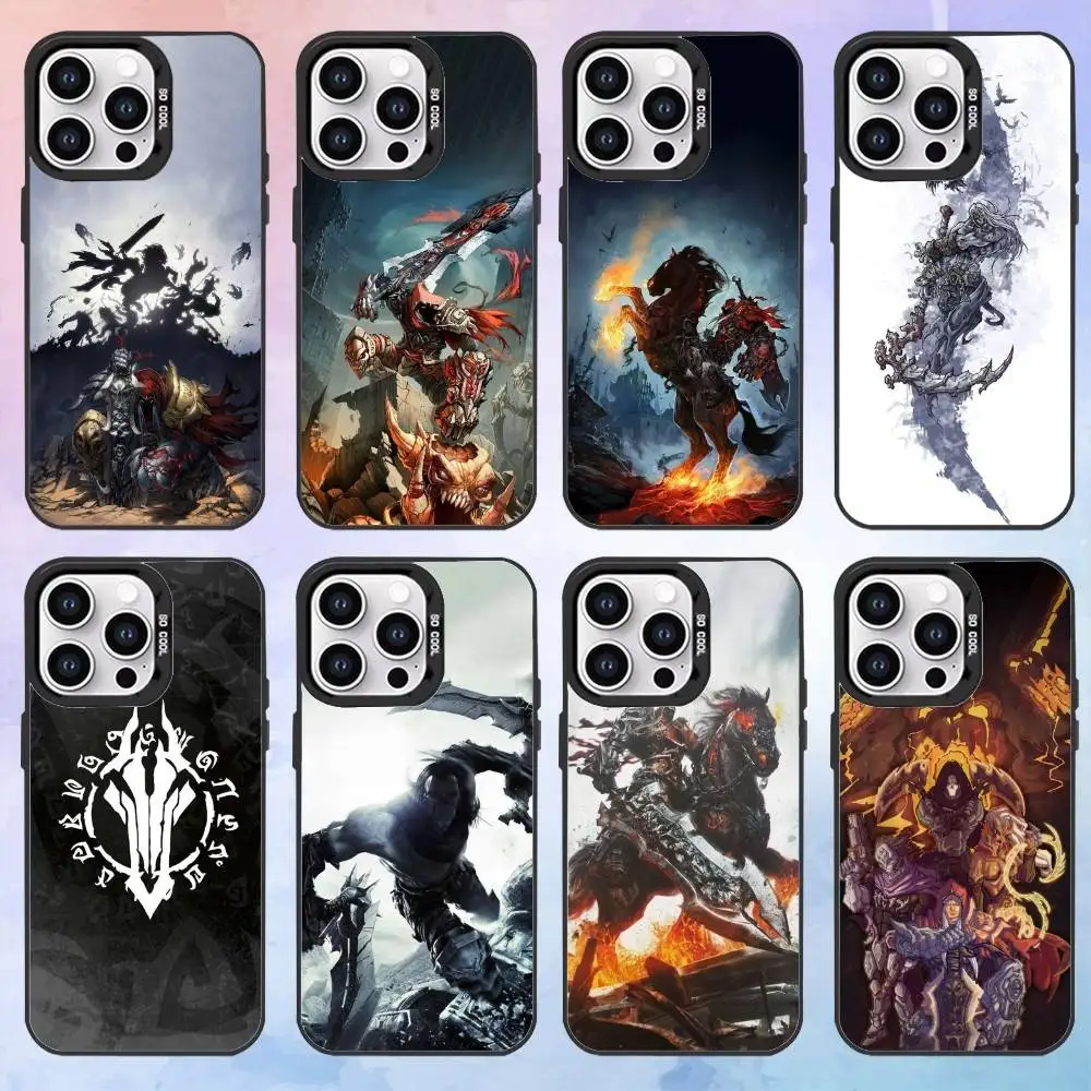 

Game D-DarksidersS Phone Case For iPhone17,16,15,14,13,12,11 Plus,Pro Max Black Candy Matte Shockproof Cover