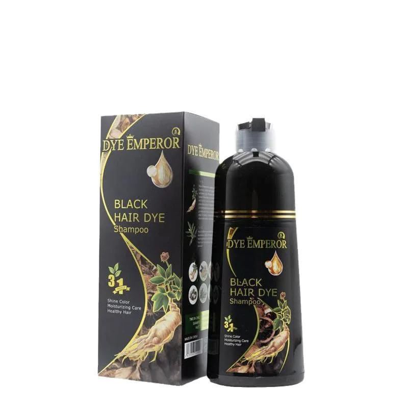 Tinte para el cabello con burbujas de plantas de Ginseng negro Natural, agradable para la piel, Color suave, crema de Color duradera para el cabello en stock