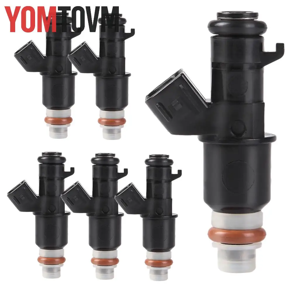 16450-RCA-A01 16450-RDA-A01 6pcs 2pins Fuel Injector For Honda Accord 3.0L V6 2003-2007 16450-RGL-A01