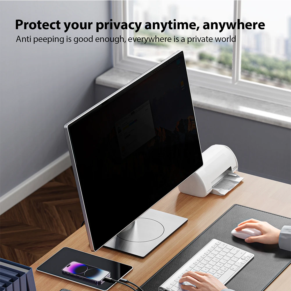 16:9 pelindung layar Privasi anti-intip Anti-spy Filter anti-silau Film pelindung untuk Desktop komputer Filter privasi