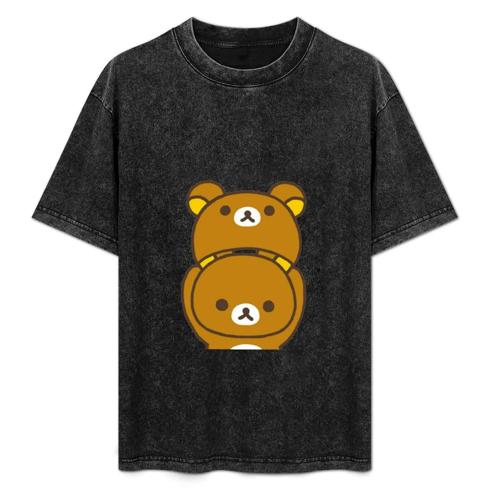 

Rilakkuma kawaii T-Shirt Non-Shrink Basic Cotton T-Shirt