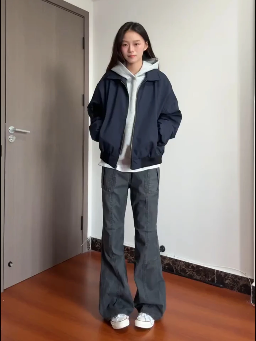 

Ma Pilot Jaet MA Flight Jaet ort Sle Baseball orm Turn-down Collar Premium Feeling k Blue for Men And Women