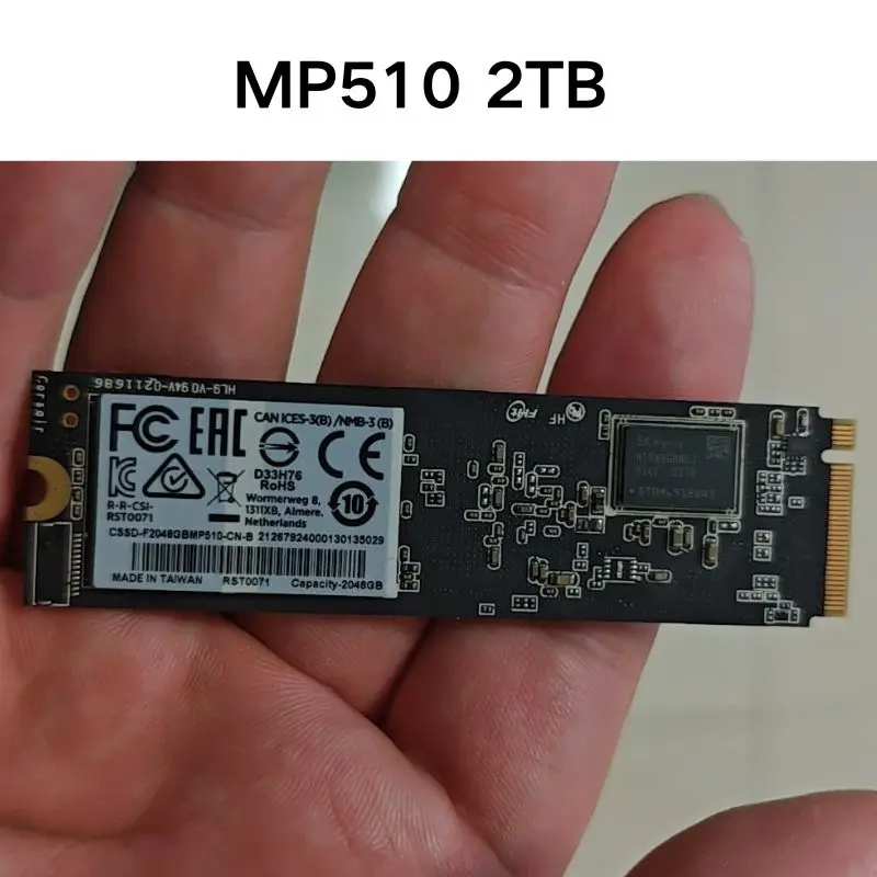 Second hand test OK MP510 2TB Solid State Drive