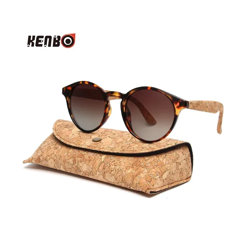 

Kenbo 2024 New High Quality Oval Wood Bamboo Grain Polarized Sunglasses Classic Fashion Driving UV400 Sun glasses Women Men