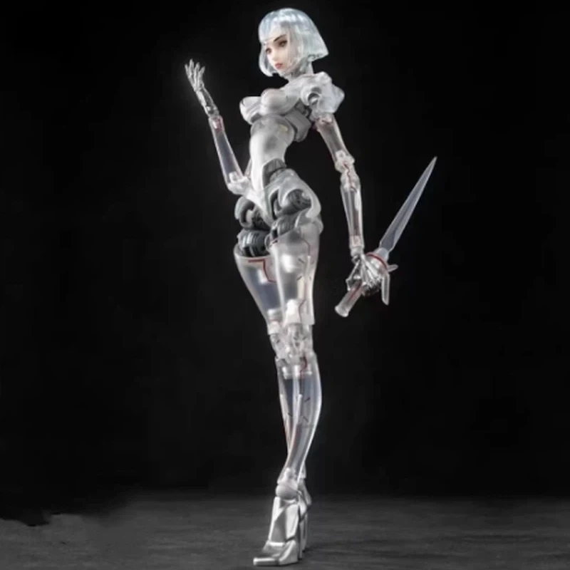 

Коллекционная аниме-фигурка Bone Shell Workshop в масштабе 1/12: агент ИИ, артикулированная, со сменными руками и клинками
