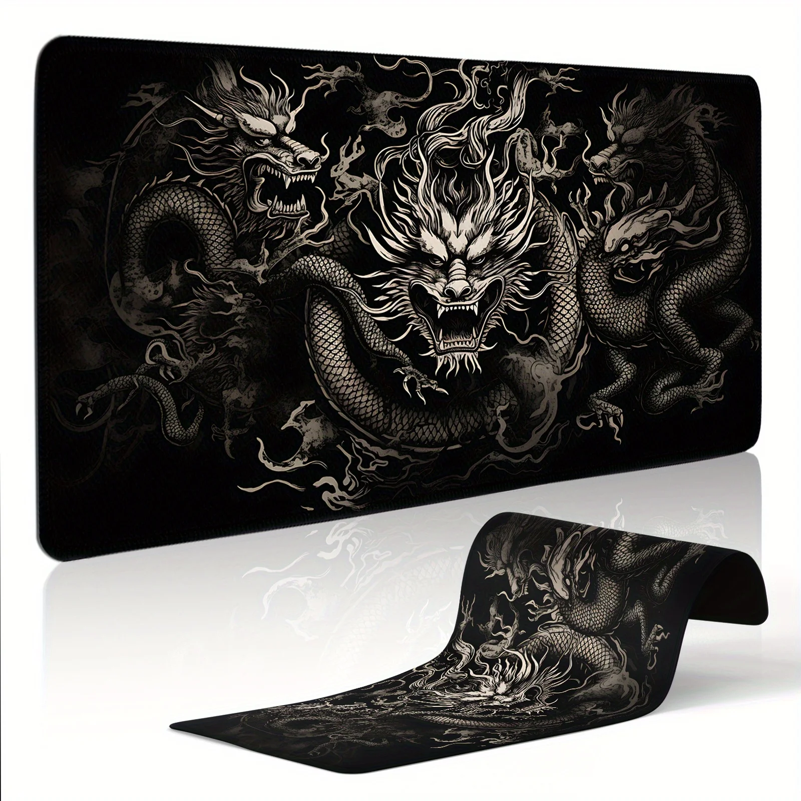 

Julong mousepad adopts a monochrome design and is a HD printed computer game accessory suitable for e-sports and office use
