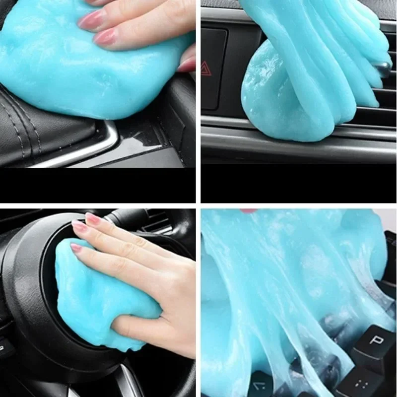 1 pack/3 pack/5 pack Car cleaning gel vents dashboard laptop keyboard magic car wash reusable cleaning mud