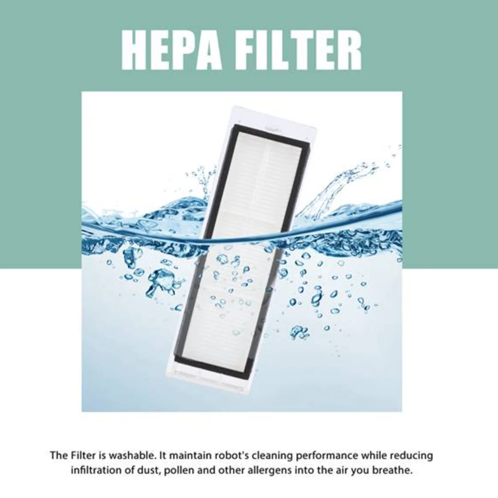 A39M 50 قطعة استبدال عدة ل Xiaomi روبوت فراغ X20 + / X20 زائد أجزاء الجانب الرئيسي فرشاة فلتر Hepa ممسحة القماش كيس لجميع الغبار