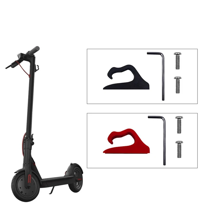 Colgador delantero para Scooter Eléctrico M365/1S/Pro, accesorios para Scooter, bolsa con gancho de doble garra, bolsas con agarre, estante de almacenamiento