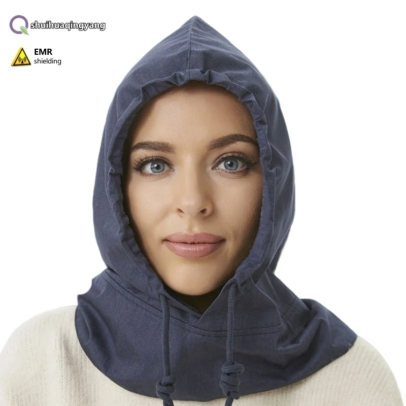 

Recommend electromagnetic radiation protective metal fiber head hood Monitoring room, Computer room EMF shielding washable cap