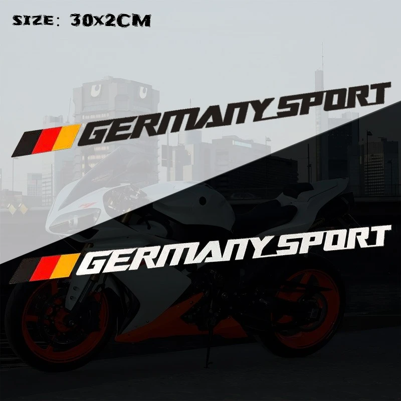 

GERMANY SPORT Decorative Long Strip Flower Motorcycle Body Sticker Scooter Edge Film Suitable for Sachs R1300GS R1200GS R1250GS