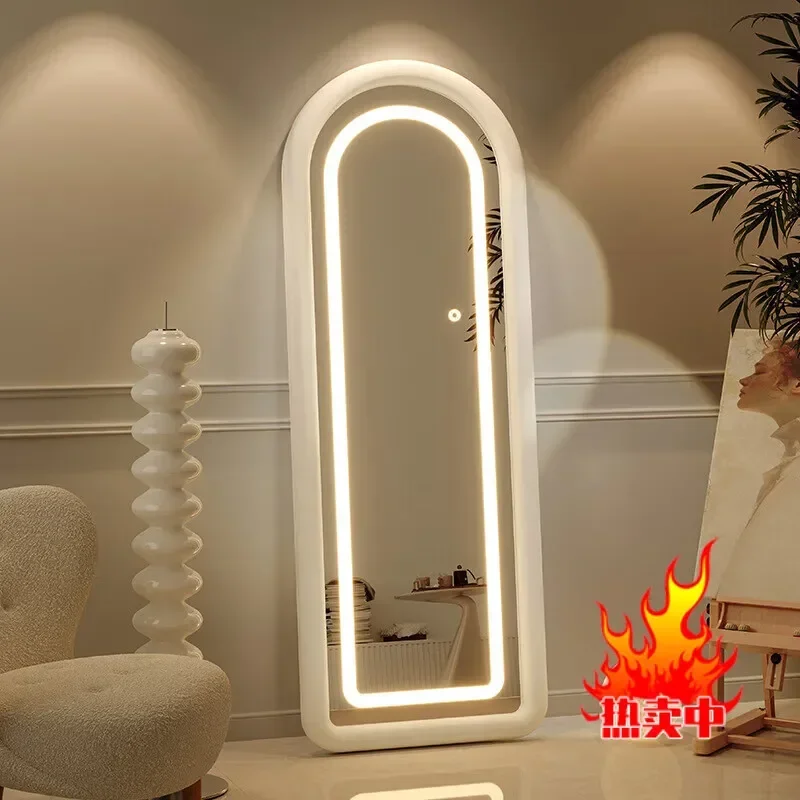 Full-body mirror, makeup arched mirror, dressing, wall-mounted clothing store, irregular view 3