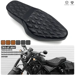 Two-Up Comfort Seats Rider Saddle Driver Passenger Pillion Fits For Honda Rebel 300 CMX 500 CM300 CM500 CMX300 CMX500 2017-2026