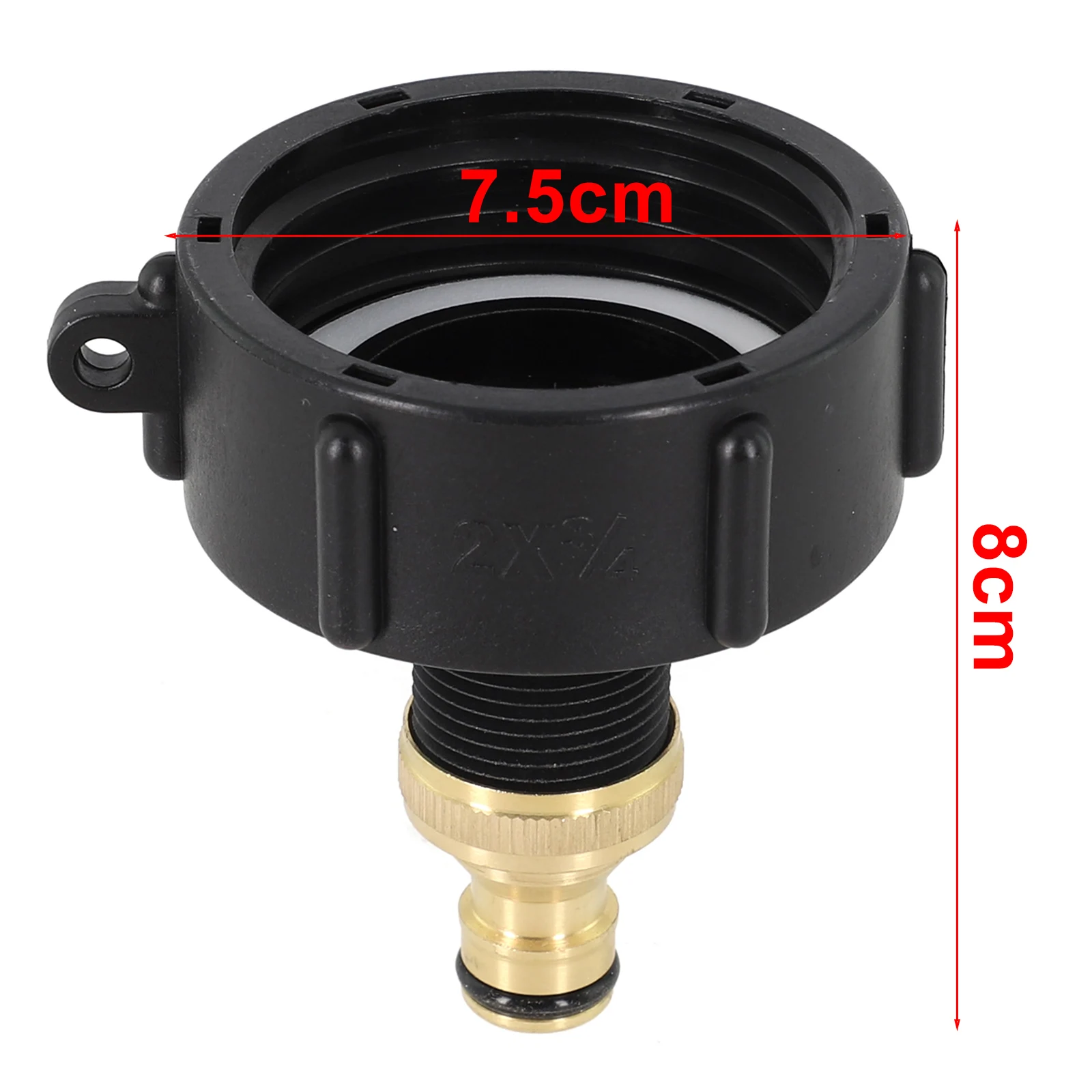 High Quality Adapter Parts 1000L Attachment Brass Conjunction Connector Convenient Garden Hose Low-maintenance