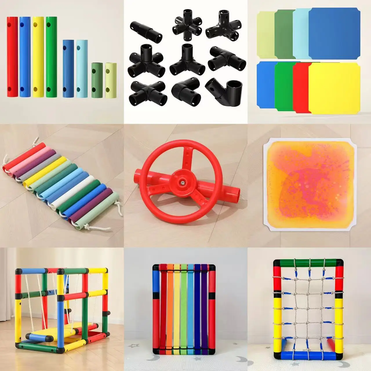 

Climbing frame round pipe fittings splicing connection pipe fittings adapter